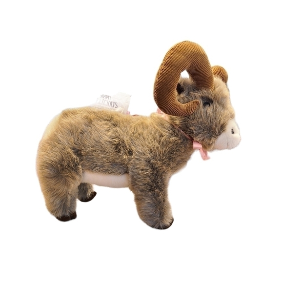 Vintage Big Horn Sheep Rocky Mountain National Park Stuffy, Plushie - Picture 5 of 16